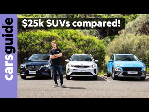 Hyundai Kona vs Mazda CX-3 Maxx Sport vs Kia Stonic Sport - Light/Small SUV Comparison Review