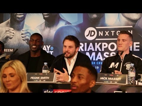 FRANK SMITH PRESENTS JD NXTGEN THIS THURSDAY AT YORK HALL HEADLINED BY RIAKPORPHE-MASSEY