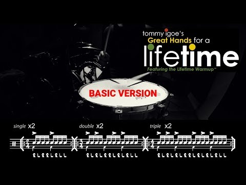Tommy Igoe's Lifetime Warmup Basic Version - Por Federico Castrogiovanni