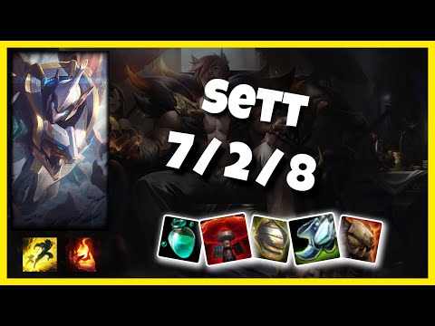 KOREAN Challenger Sett SUPPORT (7/2/8) vs PANTHEON Gameplay Replay - Patch 10.19