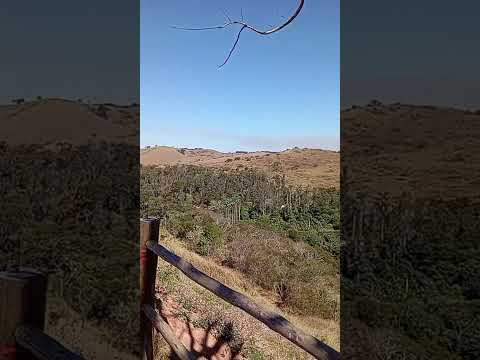 Meu Amigo Nero no vulcão da cidade de Rio Casca