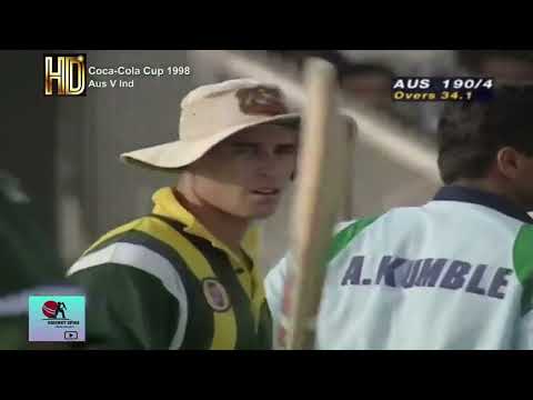 India Australia Semi Final Coca Cola Cup 98 Sharjah Desert Storm