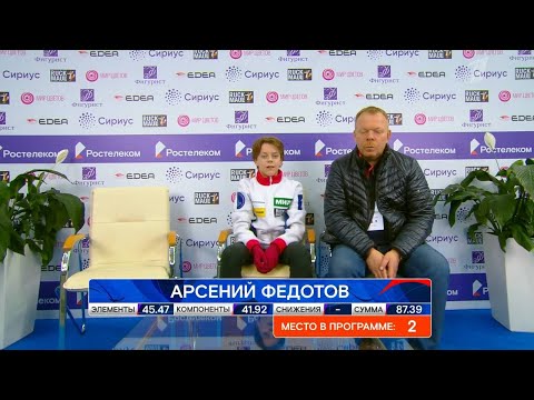 Arseny Fedotov, SP - 87,39 FINAL OF THE RUSSIAN FIGURE SKATING CUP FOR JUNIORS 2024