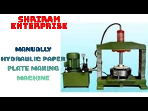 Semi Automatic Hydraulic Paper Plate Machine
