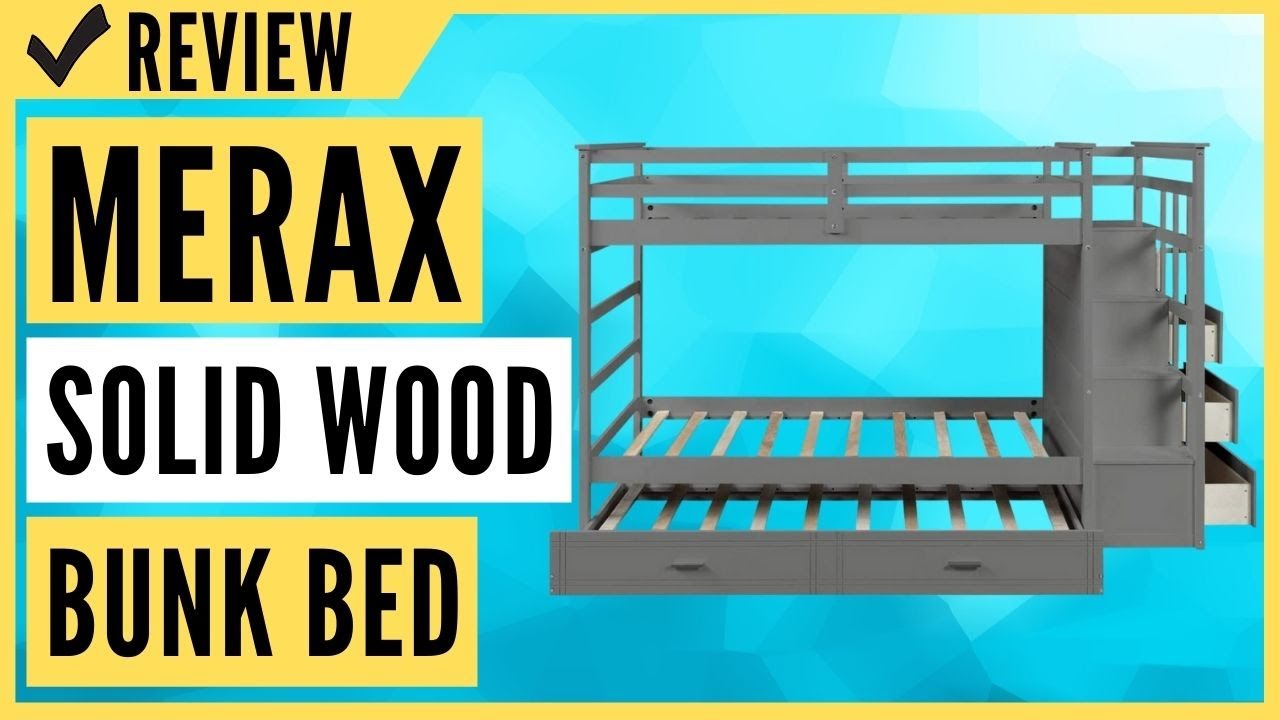Merax Solid Wood Bunk Bed