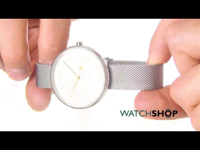 Vídeo relacionado con Skagen Reloj Signatur Lille para mujer, Movimiento bimanual de cuarzo en tono oro rosa con correa de acero o piel, 30 mm, Tono Oro Rosa Y Blanco