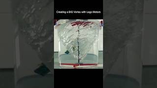 Creating a big vortex with Lego motors #shorts