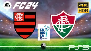 EA FC 24 - Flamengo vs Fluminense - Campeonato Carioca 2024 | PS5™ [4K 2160p60 HDR].