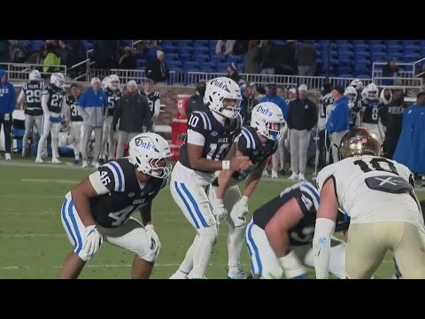 Duke University QB Darian Mensah enters transfer portal