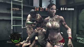 (No sound) Steam RE5 - Mercenaries SD solo Sheva(Tribal) 313k