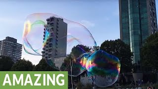 faze tari artist cu baloane de sapun