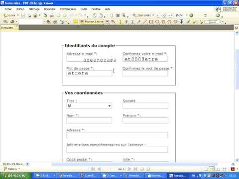 comment peut on remplir un formulaire pdf