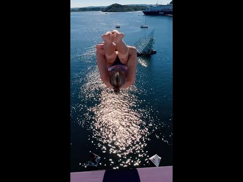 This 21m dive will make your palms sweaty