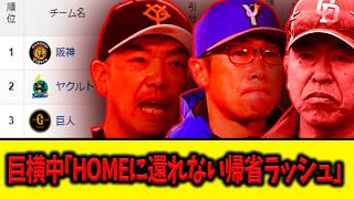 【5月6日】巨横中「HOMEに還れない帰省ラッシュ」【セリーグ順位表】