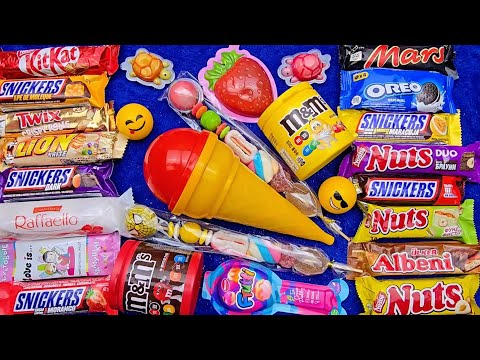 Top 5 Satisfying Video ASMR Lollipops Chocolate and Gummy Candy Unboxing Video Most Popular Candy.