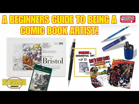How to Become a Comic Book Artist: Essential Tools, Books, and Programs for Beginners! ✍️✨