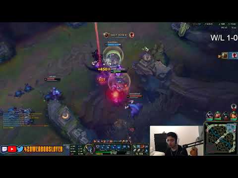 HOW TO OUTPLAY VS A LEE SIN WIT ZED l 420WeabooSlayer Challenger EUW