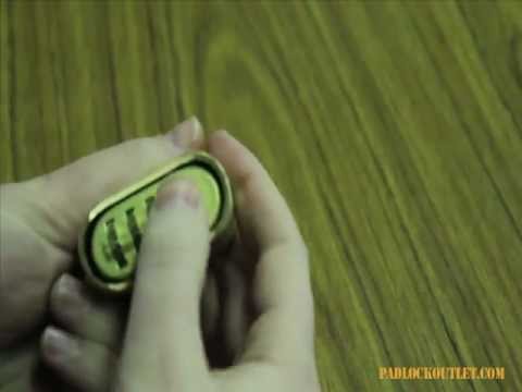 How to Set Your Combination on a Master Lock 175 Padlock