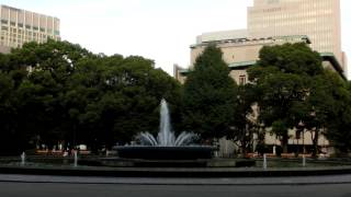 preview picture of video '[ZR-200]日比谷公園の大噴水[Full HD]-Large Fountain in Hibiya Park-'