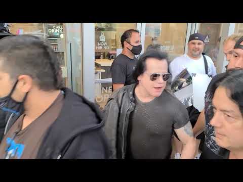 GLENN DANZIG AND CAST ARRIVE AT PREMIERE OF "DEATH RIDER IN THE HOUSE OF VAMPIRES"