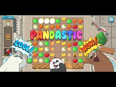 We Bare Bears Match3 Repairs Level 491 - No Boosters