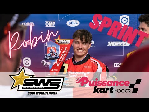 Puissance Kart Indoor et Robin Affolter - Finale Mondiale SWS en Slovaquie - Catégorie Sprint