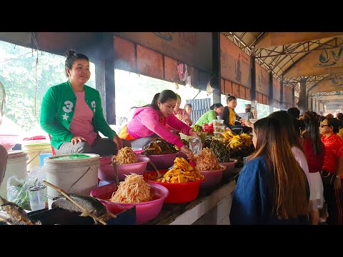 Market Food Show On Weekend - Kien Svay Street Food Tour - Cambodia