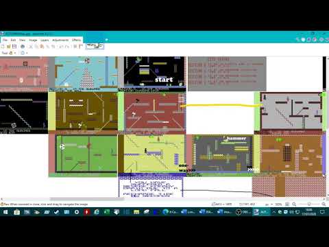 Automan maps for the C64