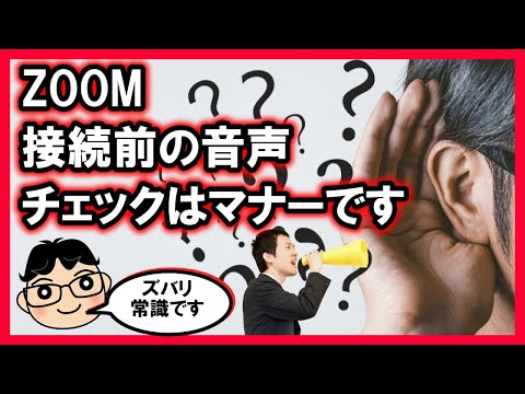 Zoomで音が出ませんか?それはできますよ