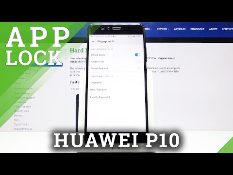 How to Lock Apps with Password in HUAWEI P10 – Set Up App Lock