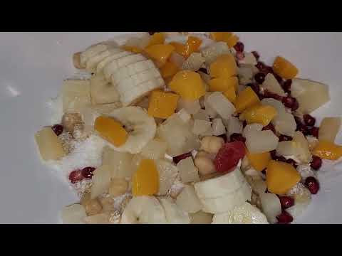 without cook 🍨  in five mints I fruits dessert 🥧  @zahidasstylecooking