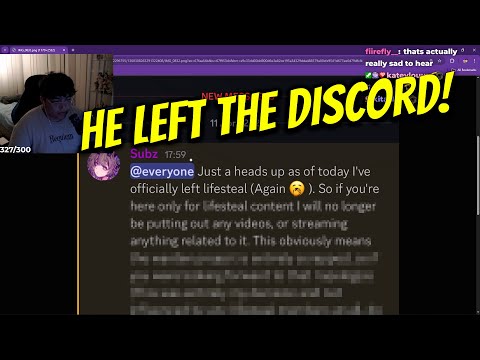 Subz Is Leaving Lifesteal!?