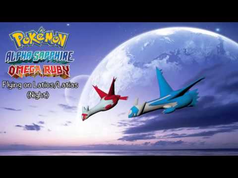 Pokémon Omega Ruby & Alpha Sapphire Soundtrack - Flying on Latios/Latias Theme (Night)