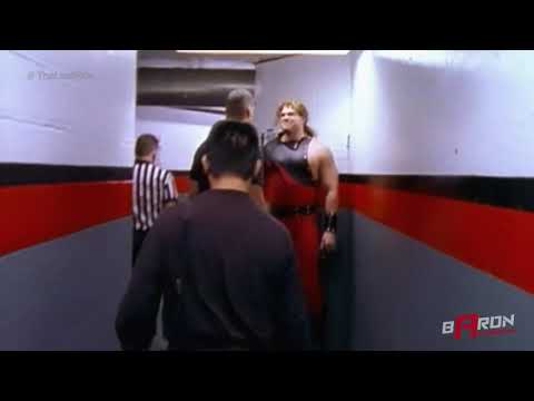 Unseen Kane without mask in Backstage