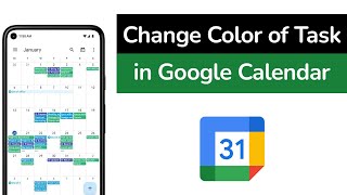 How to Change Color of Task in Google Calendar App?