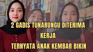 Download lagu Kisah Haru Hasna dan Hasni, Saudari Kembar Tunarungu Kini Resmi Kerja di Matahari mp3