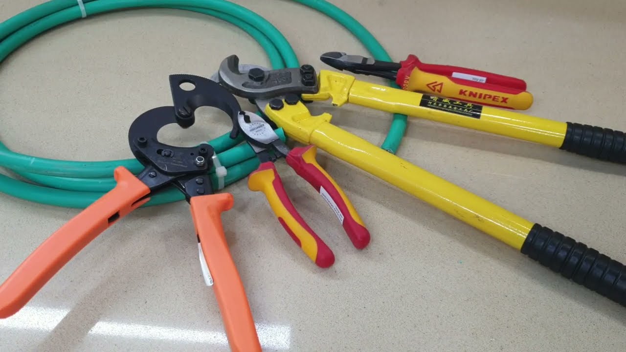 סוגי קטרים לחיתוך כבלים. 