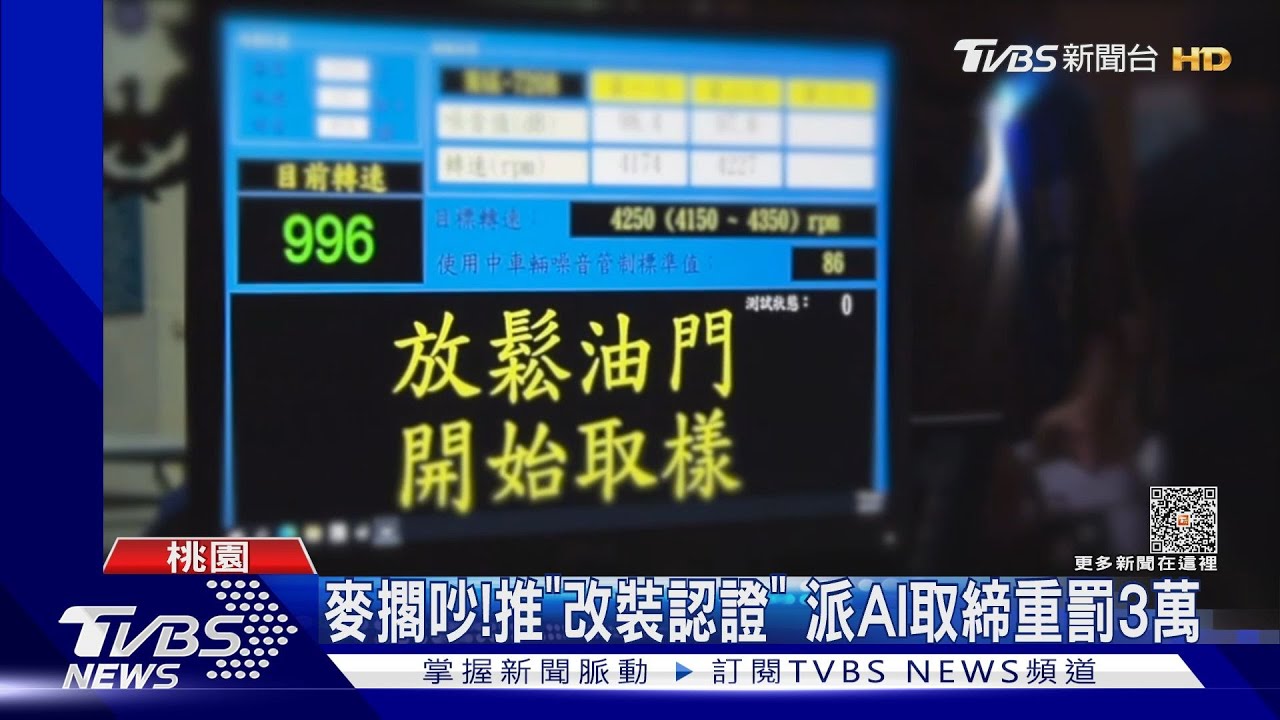 麥擱吵!推「改裝認證」 派AI取締重罰3萬