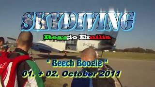 preview picture of video '(#13) - SKYDIVING Reggio Emilia - Beech Boogie - 01.+ 02. October 2011'