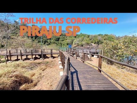 Trilha das corredeiras localizada em Piraju Interior de SP. as margem do Rio Paranapanema .