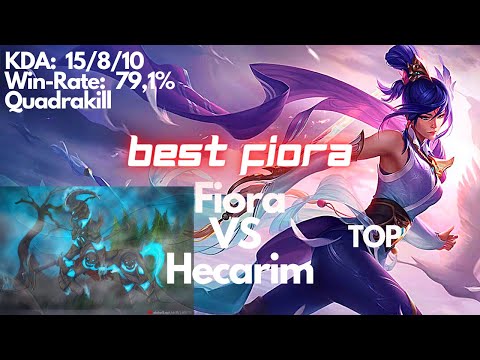 | League of Legends | Fiora VS Hecarim | WORLDS BEST FIORA Master - EUW