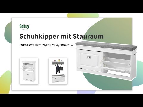 Schuhbank FSR64-W Weiß