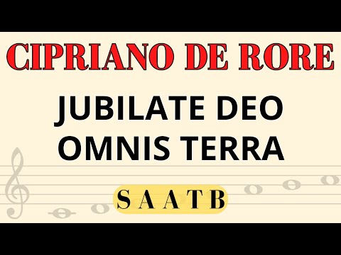 Video thumbnail for Jubilate Deo omnis terra