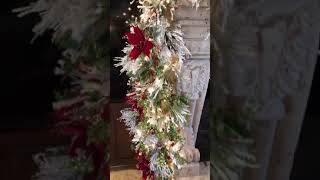 Christmas Garland for fireplace mantle upscale