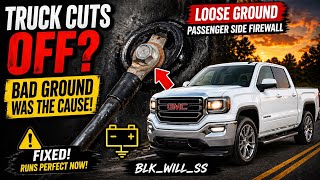HOW TO FIX CUTTING OFF ISSUES WITH GM? GMC SIERRA CHEVY SILVERADO STALLING ISSUES