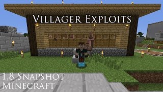 Minecraft Villager Exploit - Extra Perfect Paper Villager [1.8 Snapshot]