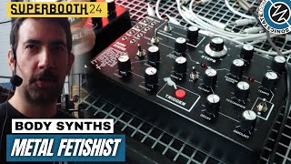 Video thumbnail for SUPERBOOTH 2024: Body Synths - Metal Fetishist Percussion Synth by sonicstate