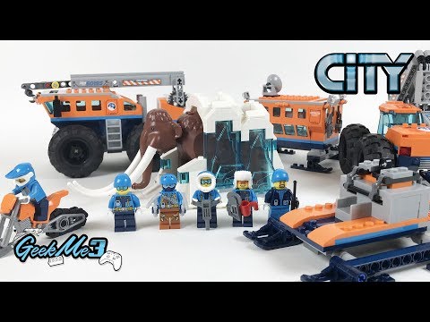 Vidéo LEGO City 60195 : La base arctique d'exploration mobile