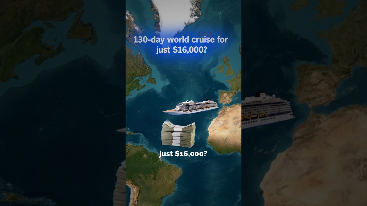 This $16,000 Cruise Takes You Around the World in 130 Days 🌍🚢