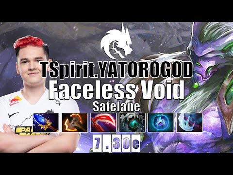 Faceless Void Safelane | TSpirit.YATOROGOD | 12 MINS BATTLE FURY BUILD | 7.30e Gameplay Highlights